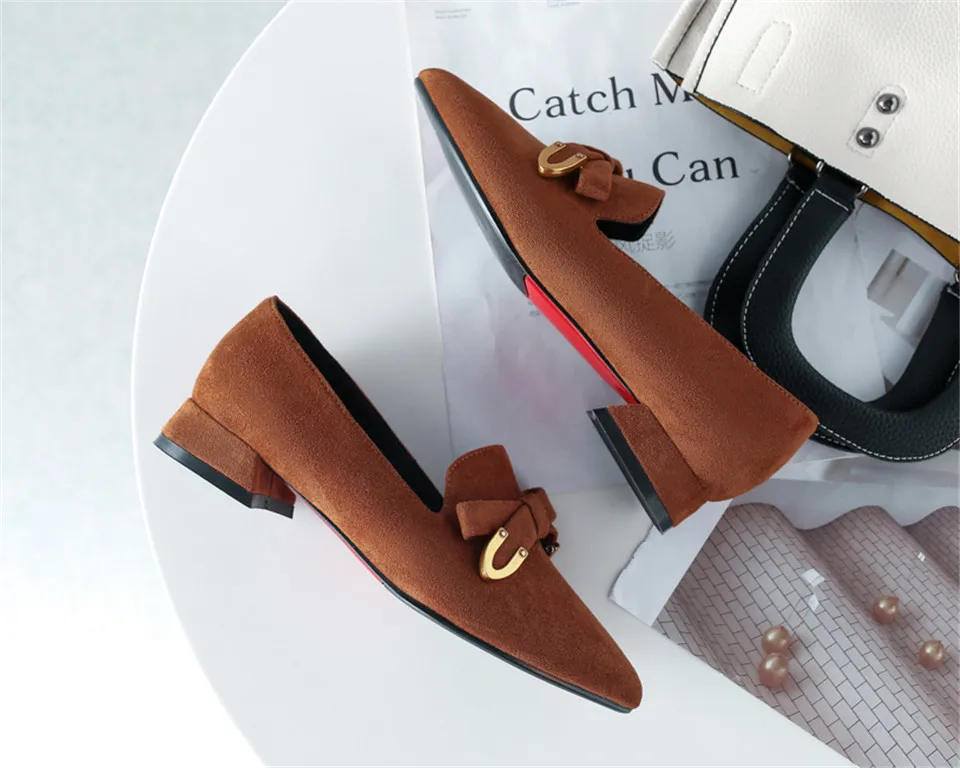 Woman Bowknot Loafers (20)