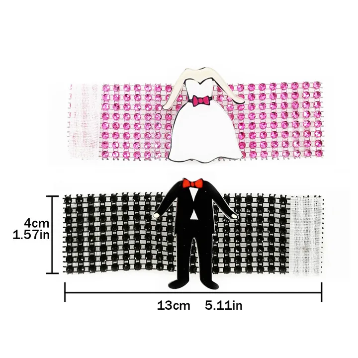 1  20pcs Napkin Rings For Wedding Decoration Princess Skirt Prince Lover Napkin Holder Rings Party Table Decora Crystal Napkin Ring