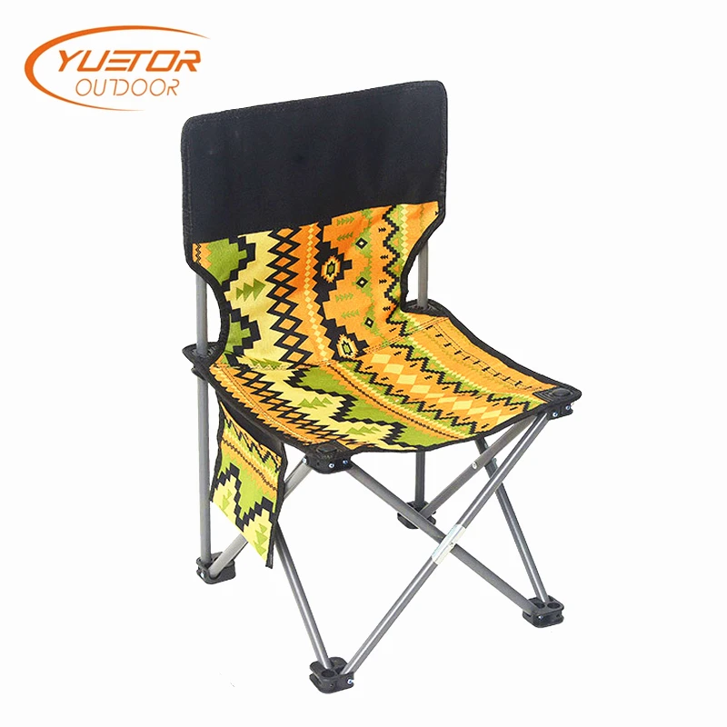 

YUETOR Outdoor New Portable Folding Stool Camping Picnic Painting Beach Stool Folk Style Bohemia Indiana Folding Fishing Chair