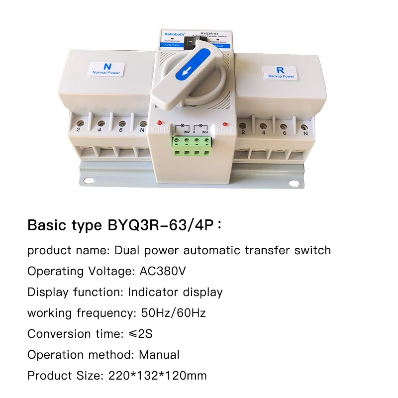 2 p ac200v 240v 4 p ac350 415v tipo 04