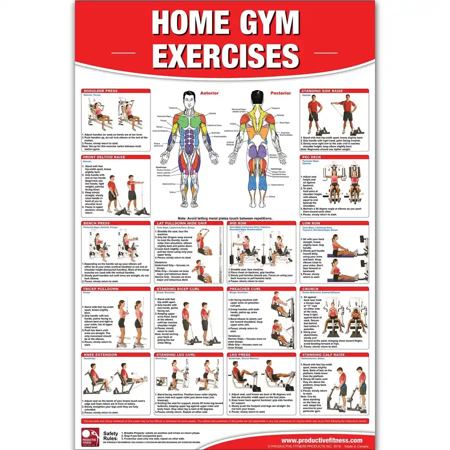 Fx757 Hot New Bodyweight Workout Fitness Muscle Home Exercise Pose