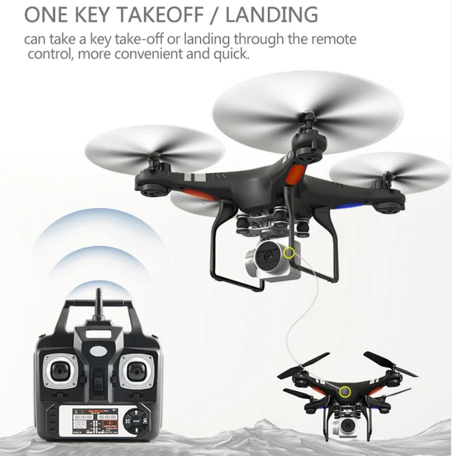 RC drone FPV WIFI 2MP HD camera X52HD RC Quadcopter Micro Remote