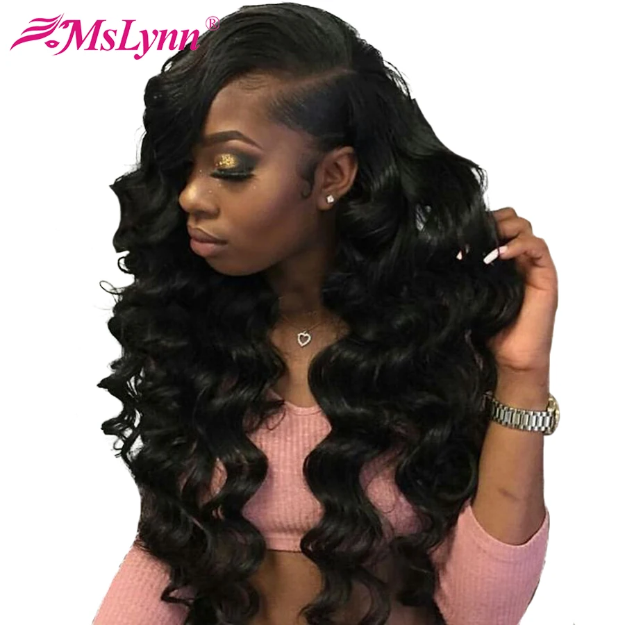 Pre Plucked Full Lace Human Hair Wigs Brazilian Body Wave Full Lace 