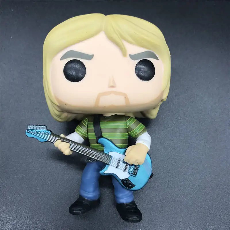 

POP Secondhand Rocks Kurt Cobain Vinyl Action Figure Collectible Model Toy Cheap No Box