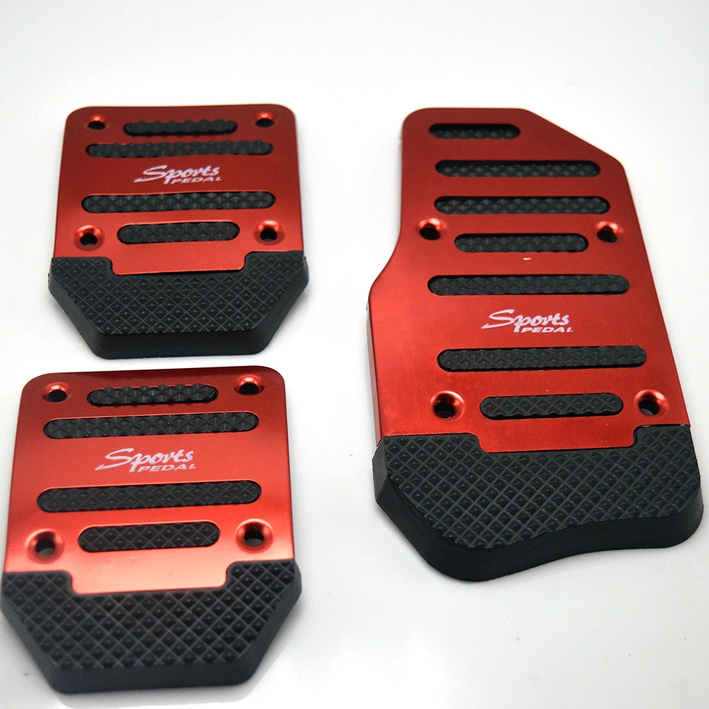 3pcs Nonslip Car Auto Vehicle Accelerator Brake Foot Pedal Cover Set