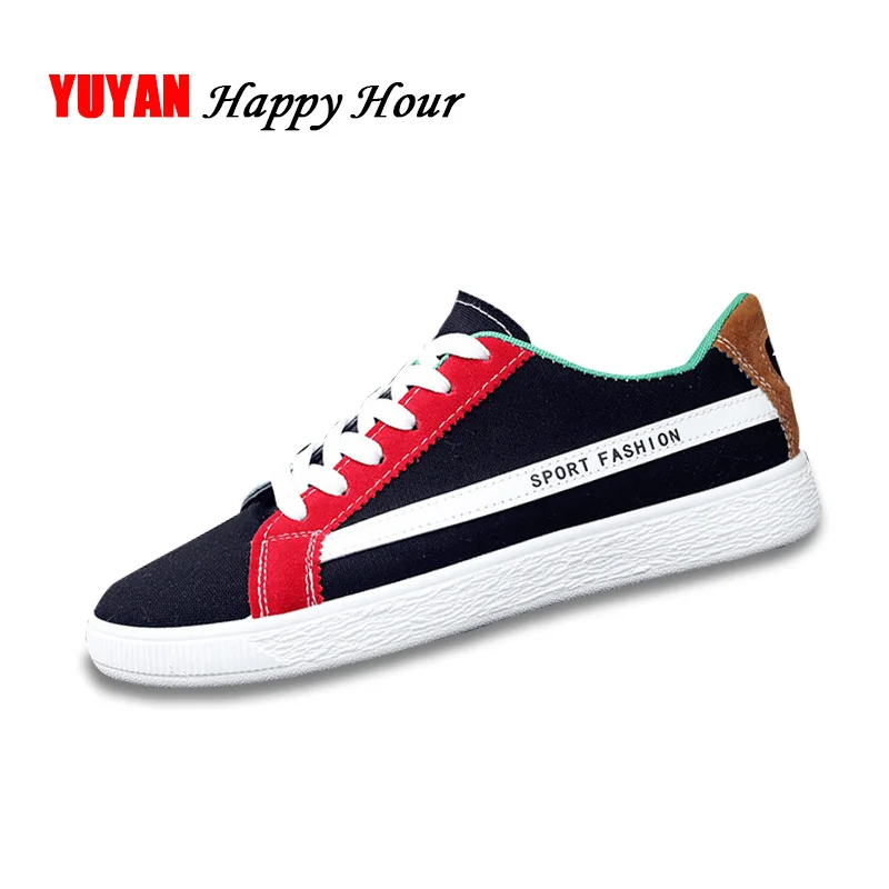

Fashion Canvas Shoes Men Low top Sneakers Breathable Flat Men's Casual Shoes Male Brand Shoes KA016