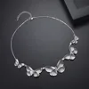 LUOTEEMI New Vintage Jewelry Five Pcs Butterfly Pendant with Long Chain Necklace Micro Paved Tiny CZ Crystal Delicate Bijoux ► Photo 3/6