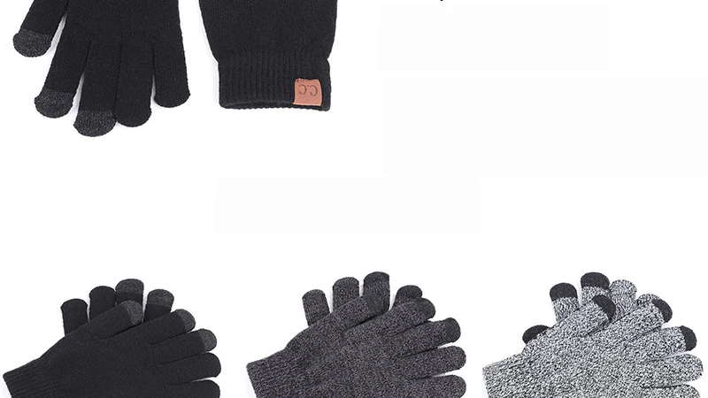 Брендовые вязаные перчатки высокого качества мужские женские теплые варежки плюс бархатные Утепленные перчатки для сенсорных экранов