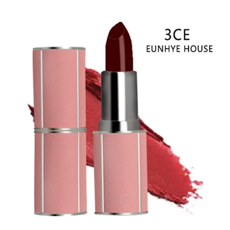 

1pcs Matte Velvet Lipstick Cosmetic Moisturizing Long Lasting Lip Tint Pigment Makeup Nude Lipstick Matte Lip Stick