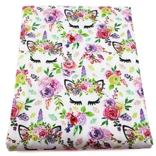 David accessories 50*145 см с аппликацией в форме героев мультфильмов, с принтом полиэстер хлопковая ткань для ткани дети домашний ткань для шитья кукол, c2845