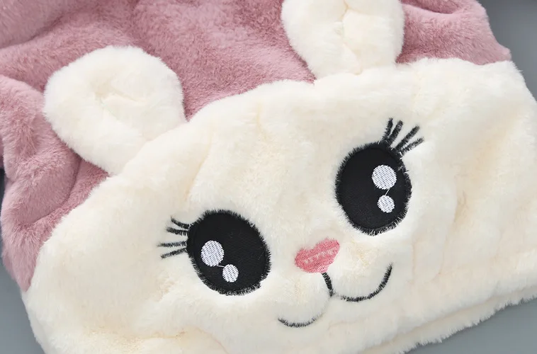 Kids Jacket With Fur Baby Winter Jacket Girls Coat Pink Girls Coat Wool Girls Hoodie With Zipper 8