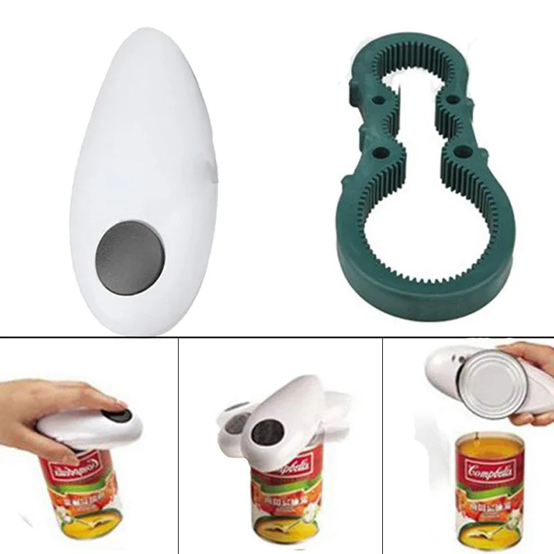 Electric Can Opener One Touch Automatic Jar Opener Bottle Opener