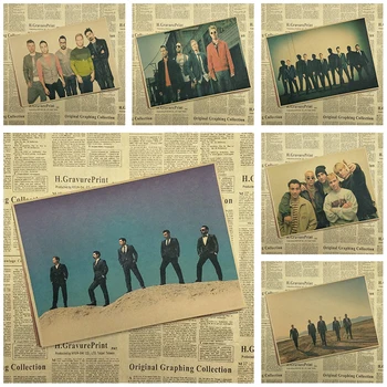 

Backstreet Boys Vintage Rock Band Music Kraft Paper Poster High quality Printing Drawing core 30x21cm