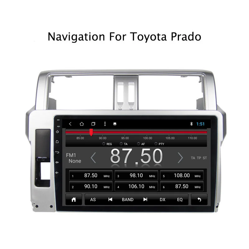 Perfect NAVITOPIA 10.1inch 2G RAM 32G ROM Android 8.1 Car DVD GPS Navigation for Toyota Pardo 2014 2015 2016 2017,Silver 1 Perfect NAVITOPIA 10.1inch 2G RAM 32G ROM Android 8.1 Car DVD GPS Navigation for Toyota Pardo 2014 2015 2016 2017,Silver 1
