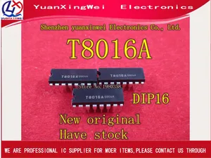 Image 1 - Ücretsiz kargo 5 adet orijinal T8016A T8016 DIP 16 IC yeni (QC20)