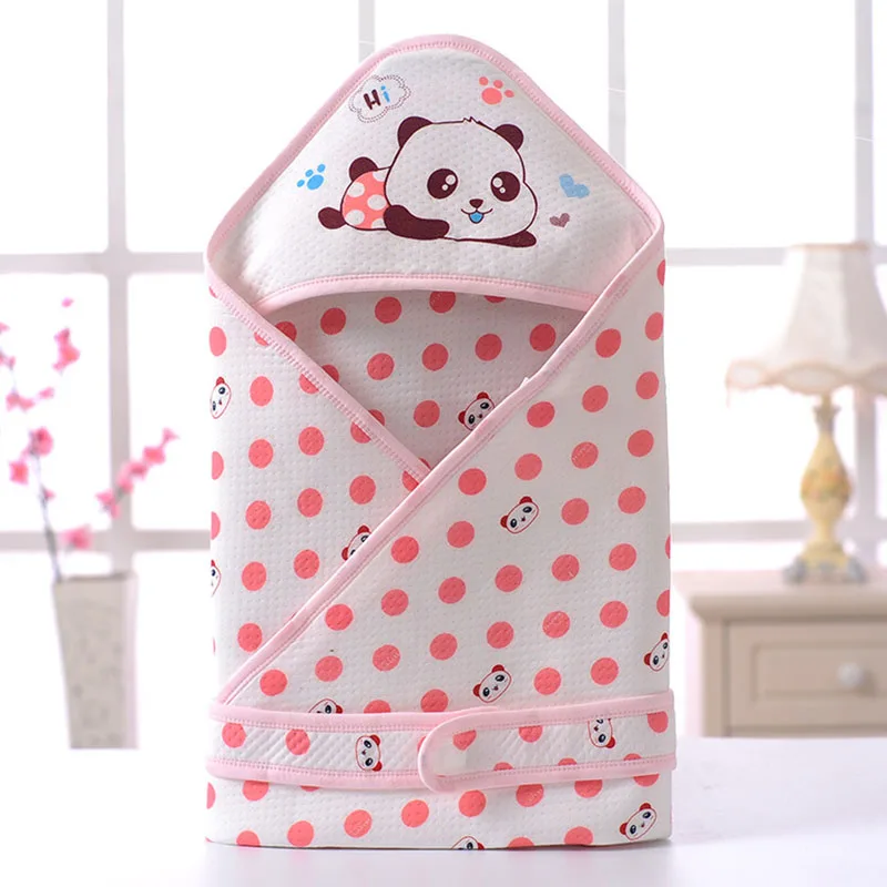 Breathable Blanket Newly Cot Baby Blanket Swaddling Clothes Newborn Cartoon Printed Baby