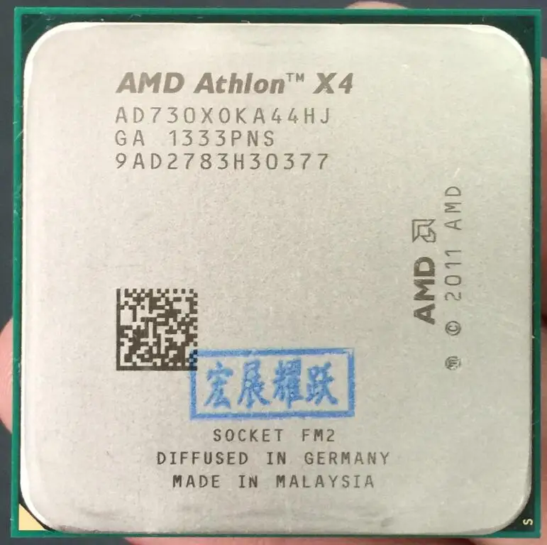 Компьютер AMD Athlon X4 730-AD730XOKA44HJ FM2 Quad-Core Процессор 100% работает должным образом настольный процессор