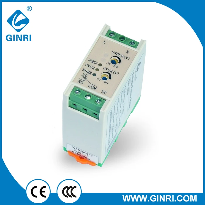 GINRI SVR-220W overload protector voltage monitorning relay |