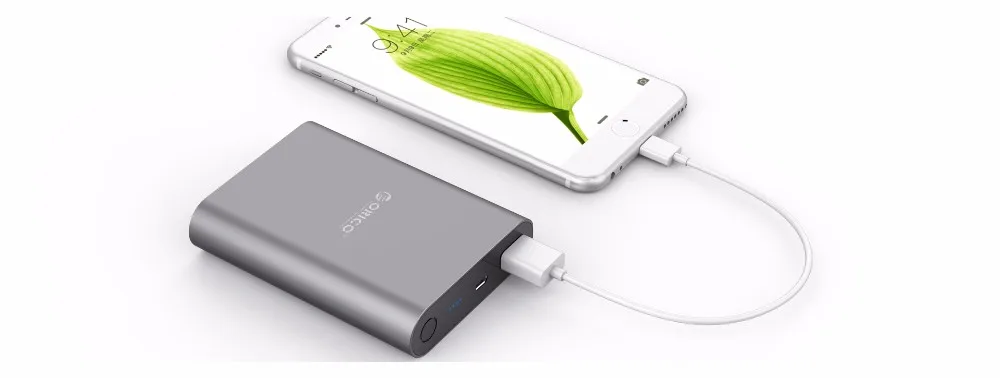 ORICO 10400mah power Bank QC2.0 портативный внешний аккумулятор быстрая зарядка для samsung Xiaomi huawei