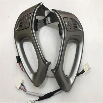 

For Hyundai ix35 silver multi-function steering wheel button car cruise control buttons without bluetooth button