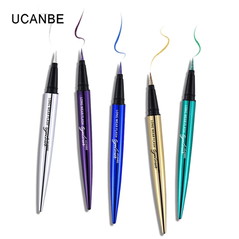 UCANBE Brand Shimmer Liquid Eyeshadow Pencil Makeup Long Lasting Waterproof Quick Dry Natural Eye Shadow Liner Pen Cosmetics |