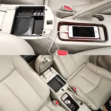 Caja de almacenamiento para apoyabrazos de coche para Nissan Sentra Pulsar, bandeja de guante para consola Central, 2013, 2014, 2015, 2016, 2017