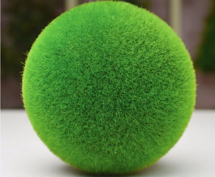 

6pcs 6cm Artificial Moss Grass Round Ball Ornaments For Wedding Home Office Decorative Craft Accessory