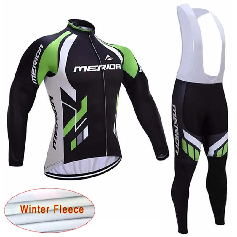 

2018 Winter Thermal Fleece Cycling Jersey Ropa Ciclismo Men Long Sleeves Bike Wear Mtb bicycle Clothing Bicicleta Maillot E1602