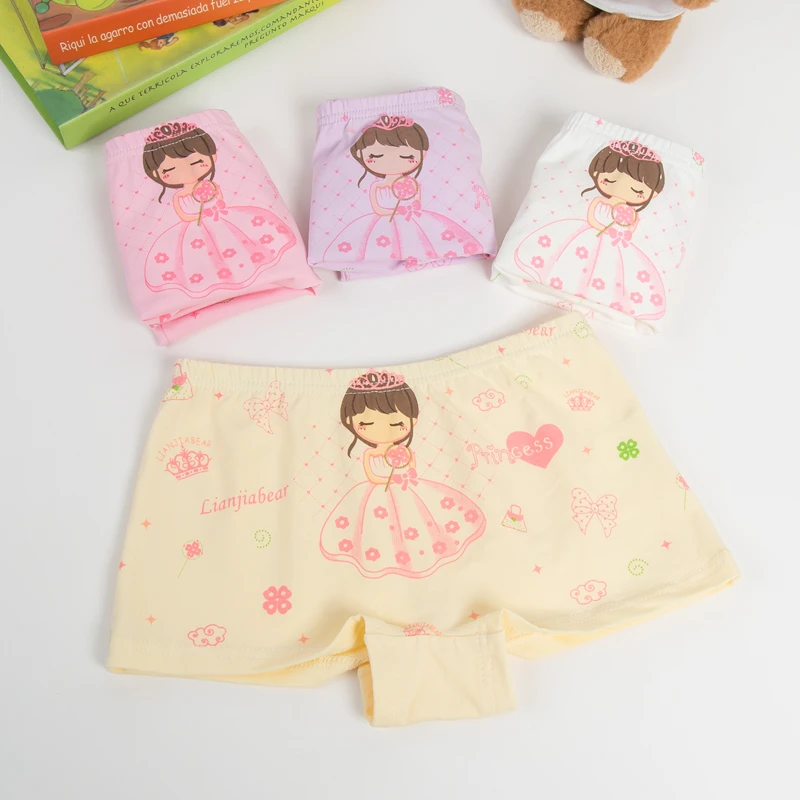 2 шт./лот Трусы шорты для маленьких девочек детские трусы боксеры трусики C7026|underwear