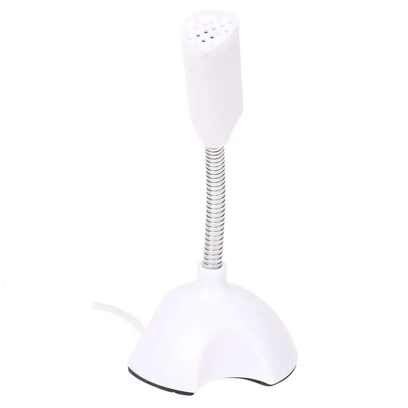 ABHU-USB микрофон веб Гибкий микрофон с шумоподавлением для Mac PC компьютера ноутбука стенд