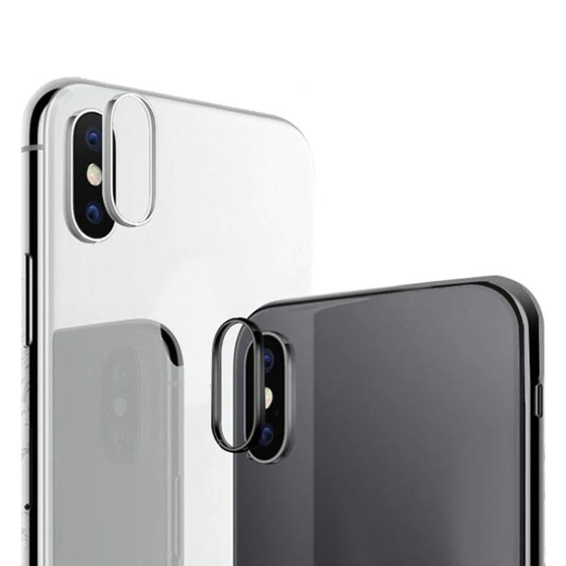 Защитный чехол для объектива камеры кольцо для iPhone X 7 8 7plus 8 plus чехол для камеры кольцо для iPhone 10 X защитные аксессуары