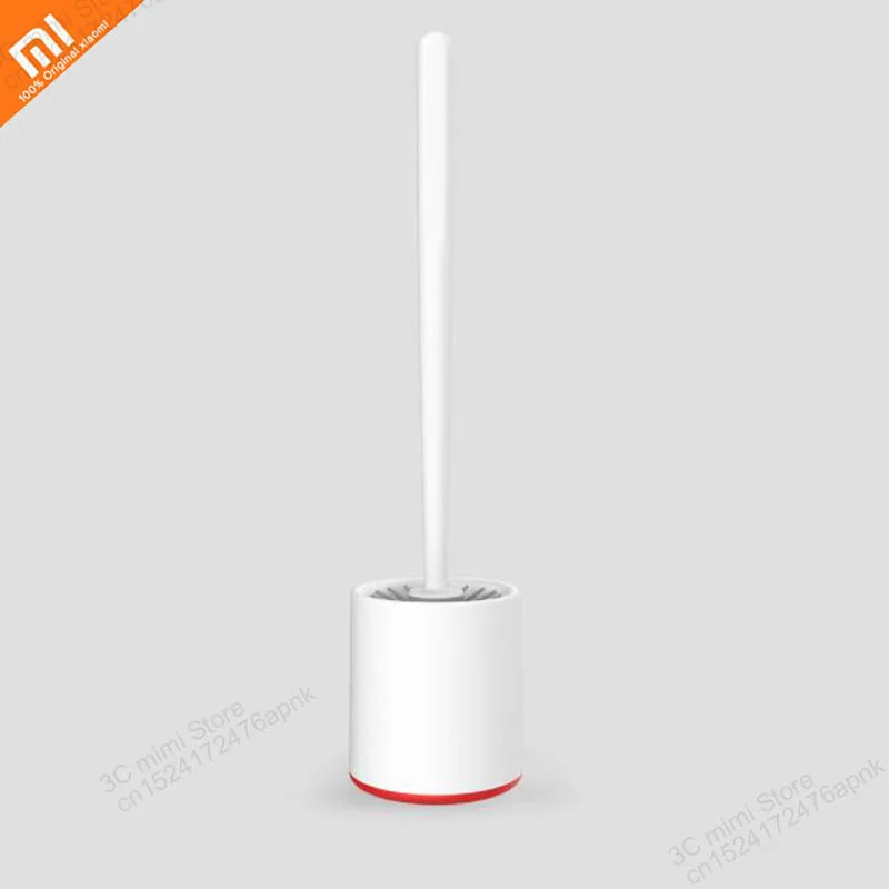 Sanitário e Suporte de Borracha Verticais de Armazenamento Escova de Vaso Conjunto de Banheiro Ferramentas de Limpeza Xiaomi Mijia Sanitário Escova Banheiro Macia Inteligente