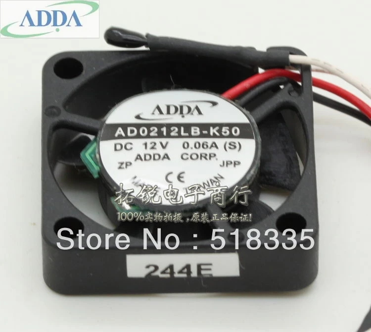 Охлаждающий вентилятор для видеокарты ADDA AD0212LB K50 2506 25X25X6mm 2 5 cm DC 12V 0.06A|graphics card cooling