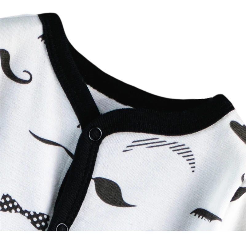 Roupas de Menina Pijamas dos Desenhos Conjunto de Roupas 3 Pcs Bebê Menino Footed Macacão Recém nascidos Confortáveis Animados Impresso Macacão Infantil Romper Meninas 7 rodadas confortável pijama recém-nascido dos desenhos animados