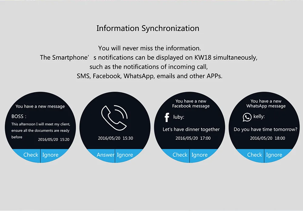 KW18 Bluetooth Смарт часы полный экран Поддержка SIM TF карты Спорт Smartwatch телефон сердечного ритма для apple gear s2 huawei