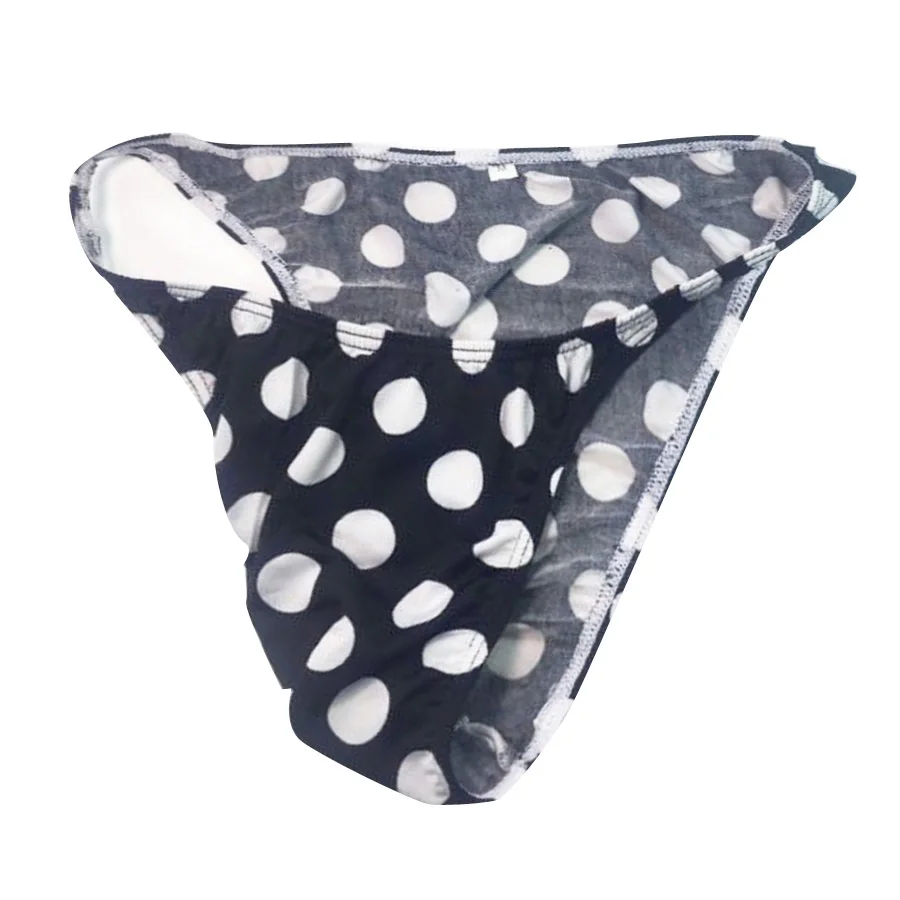 Sexy-men-s-underwear-String-Bikini-Narrow-Waist-Black-white-Dots-Polyester-Breathable-penis-jockstrap-underwear (1)