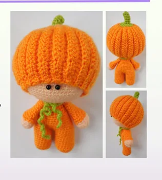 

crochet toys amigurumi Pumpkin doll number WS0092