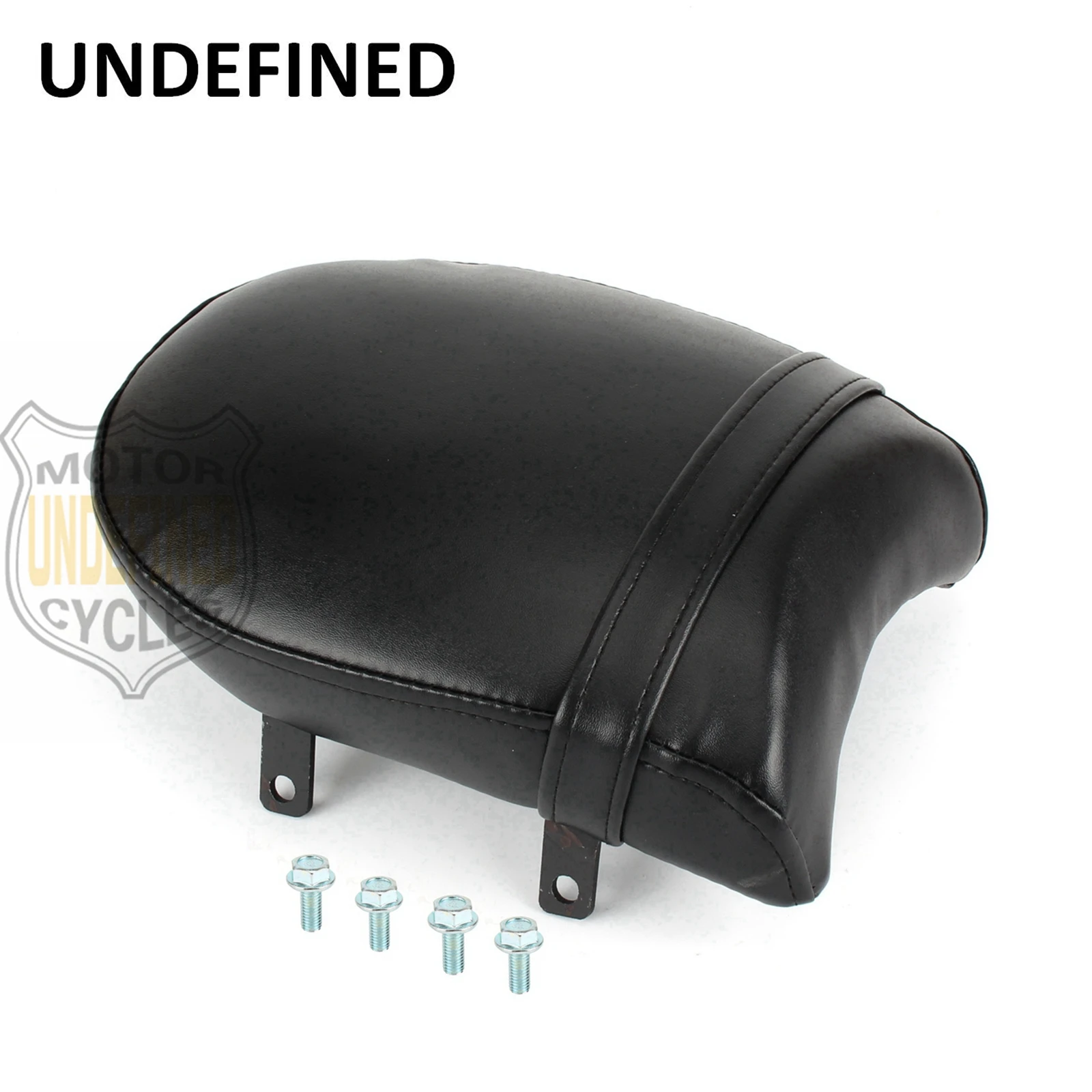 Motorcycle Black Rear Passenger Seat W/ Backrest Fit For Victory