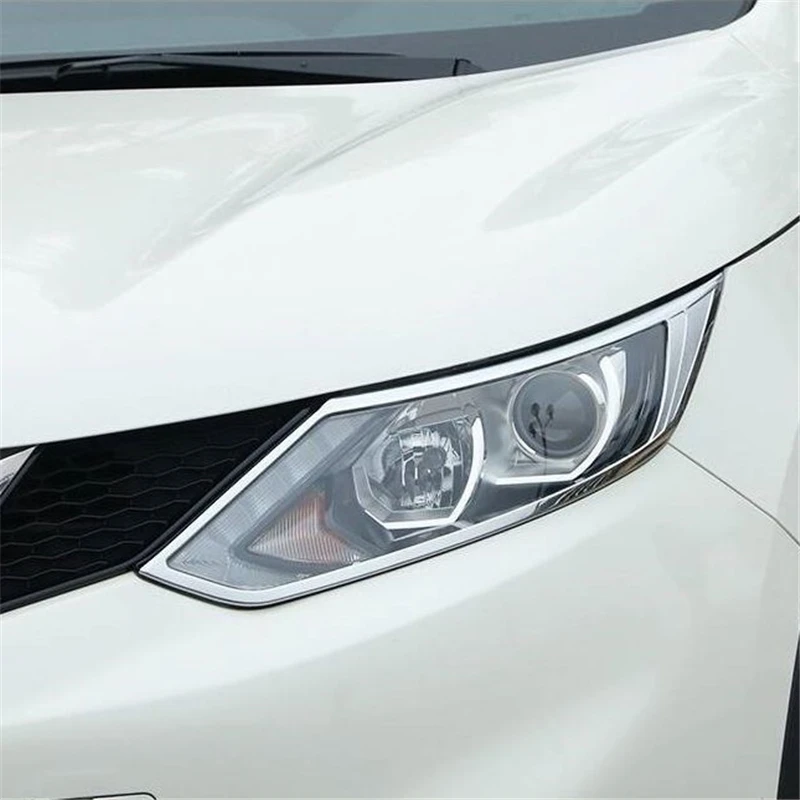 

Auto Headlamp Rearlamp Trunk Automobile Modified Chromium Upgraded Car Styling Sticker Strip 16 17 18 19 FOR Nissan Qashqai