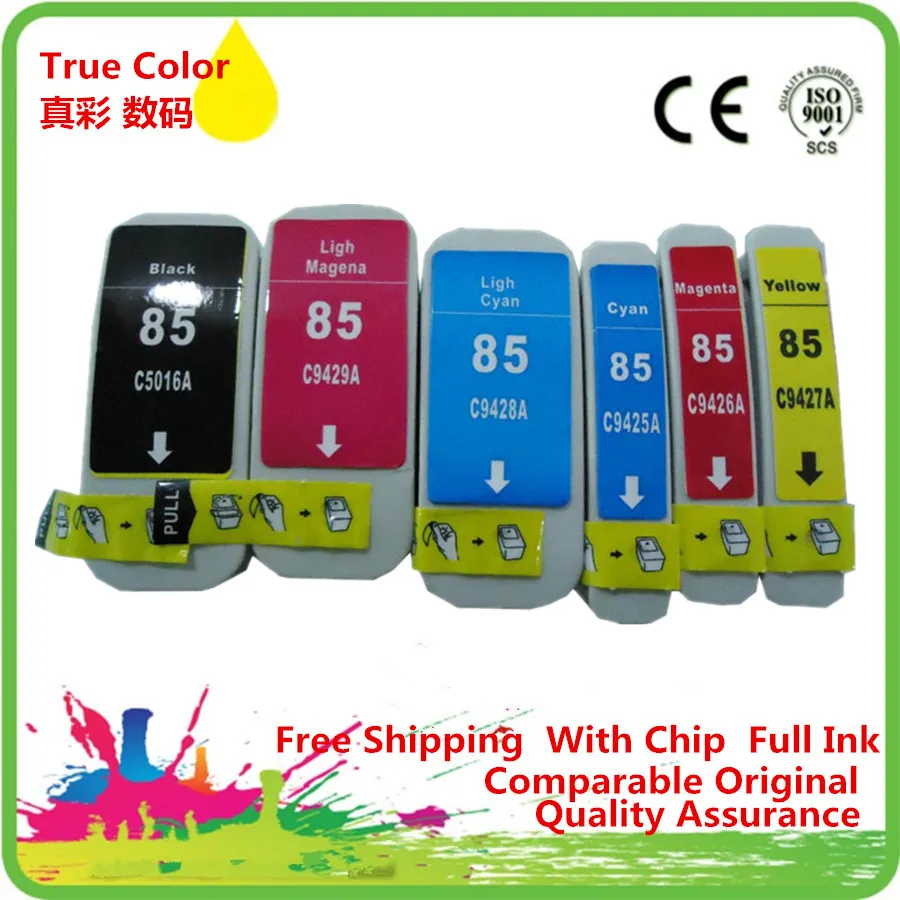 Сменные чернильные картриджи для 84 85 84XL 85XL HP84 HP84XL HP85 HP85XL Designjet 30 90r 130 series|ink cartridge|ink