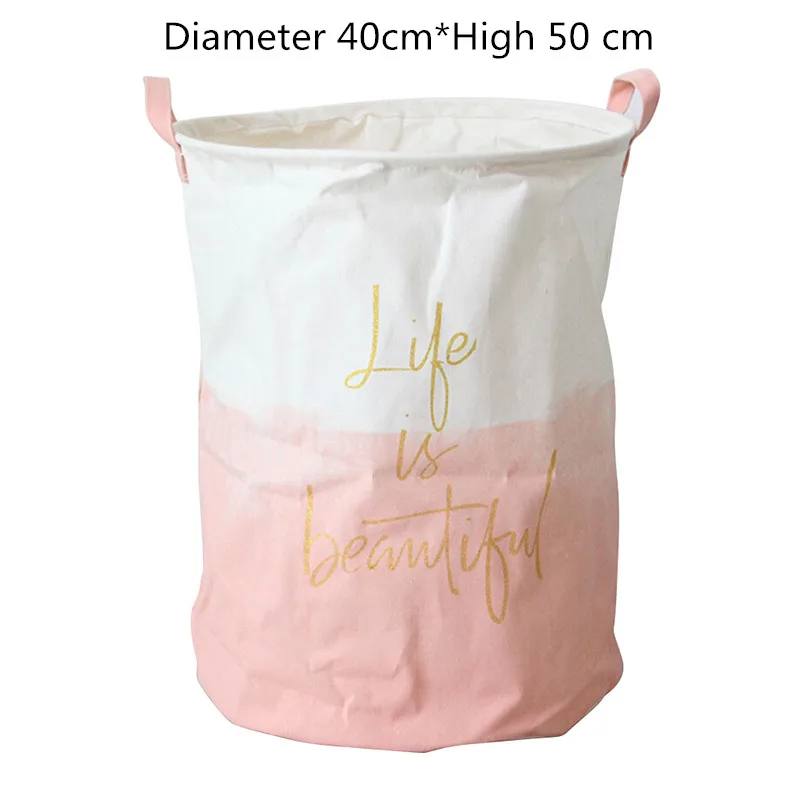 الملونة للطي القذرة صندوق تخزين ملابس دلو الملابس القذرة الغسيل القماش سلة ل المنزلية زخرفة تخزين