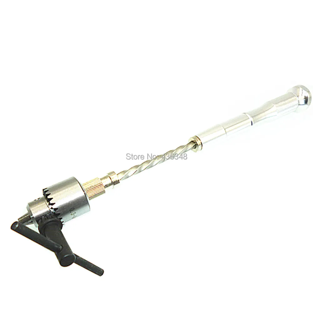 

Semi-automatic Manual Hand Drill Jewelry Wood Micro Mini Spiral Hand Push Drill Multi-tool Chuck Clamping Capacity 0.3mm-4mm Bit