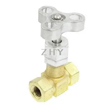 

1/4 PT 180 Degree Pneumatic Control Pressure Gauge Stop Valve