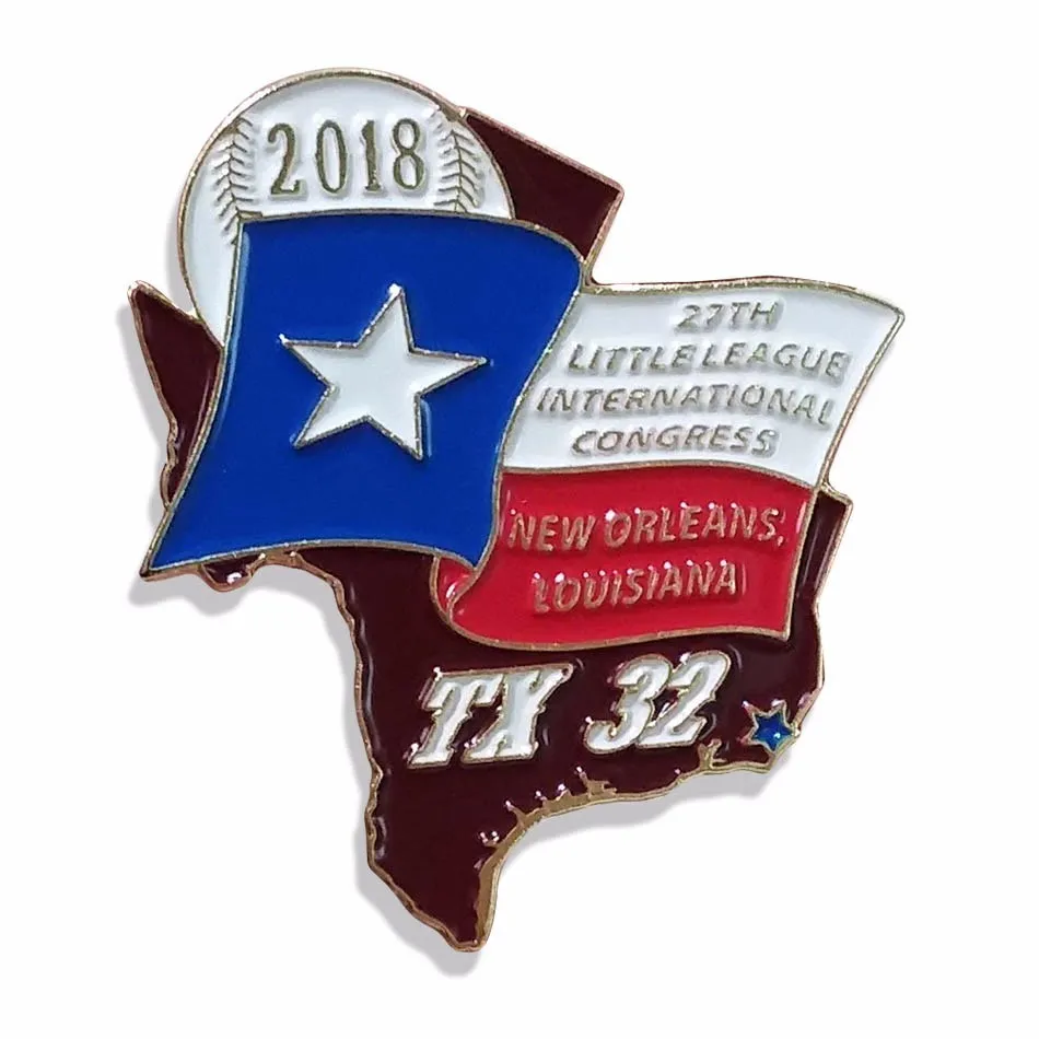 

New Style National Map Flag Logo Lapel Pin cheap custom color pin