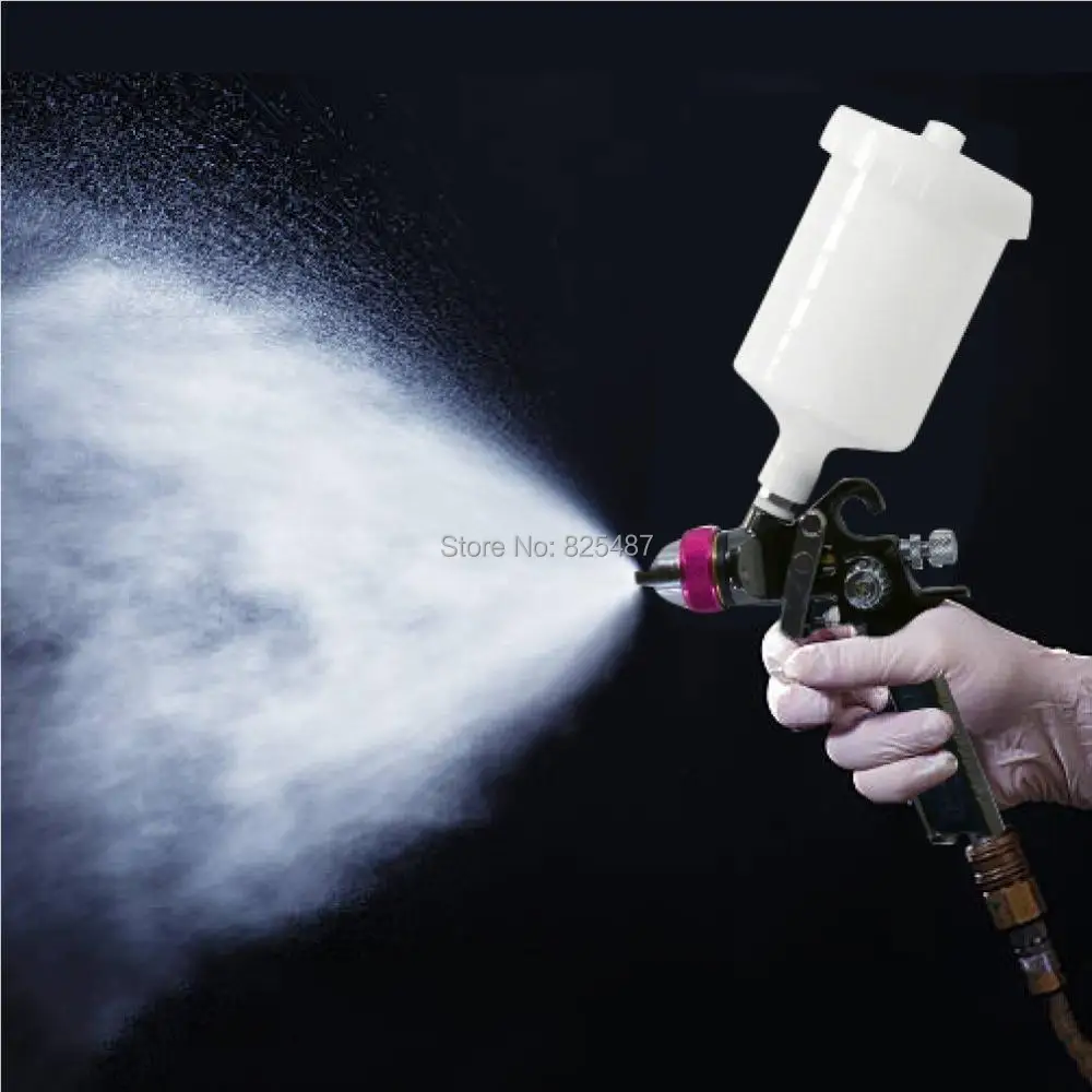 

LEMATEC Spray Gun HVLP Manual Paint Gravity Type 1.4 mm Nozzle Paint Gun Automotive Finish Power Professional Tools