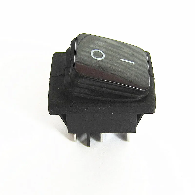

Waterproof Boat Type Switch KCD2 KCD4 ON-OFF 6-foot Black (No Light) Switch Large Silver Contact Copper Foot 250V