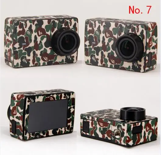 Наклейка для спортивной камеры xiaomi 4K xiaoyi 2, защитный чехол для xiao yi, аксессуары для камеры - Цвет: NO7