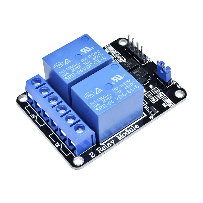 1 шт. 12 В 2 канала релейный модуль щит для Arduino Arm Pic Avr Dsp электронный