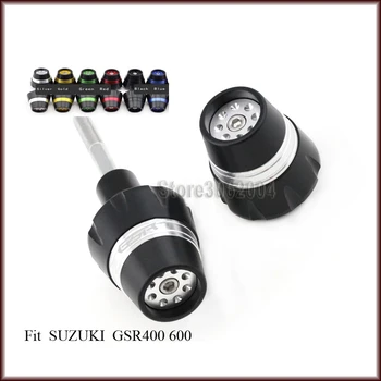

Frame Slider Crash Protector Bobbins Falling Protection Motorcycle For SUZUKI GSR 400/600 GSR400 GSR600 2006-2010 Logo CNC