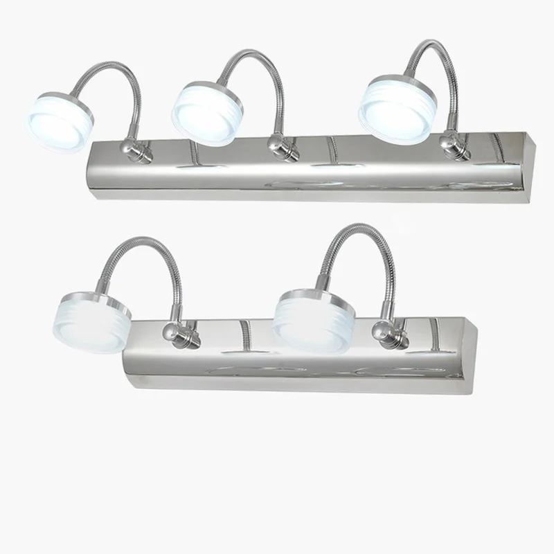 الحديثة الألومنيوم LED الجبهة مرآة ضوء الحمام ماكياج جدار مصابيح الغرور المرحاض الحائط الشمعدانات الإضاءة LW491111